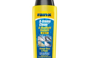 Rain-X Extreme Cleaner, Headlight Restorer & Surface Cleaner 2-in-1 Headlight Renewal Removes Dirt, Insects & Residue 325ml