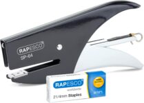 Rapesco 1267 SP-64 Stapling Plier and 1000 Staples, 12 Sheet Capacity