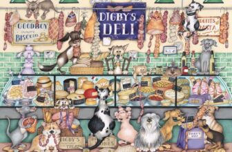 Ravensburger Dapper Dogs No.1 Digbys Deli 1000 Piece Jigsaw Puzzle