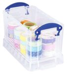 Really Useful Box Plastic Storage 2.1 Litre Clear – Sold & Shipped by Staples UK
