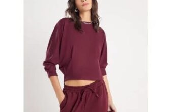 Red Premium Batwing Sweatshirt