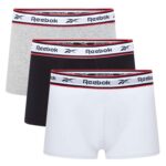 Reebok Mens 3 Pack Trunks (S / M / L / XL)