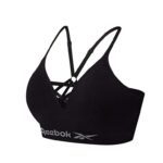 Reebok Womens Seamless Sports Bra (Black / Grey / White) (XS / S / M / L)