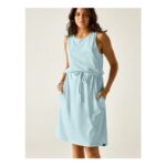 Regatta Amorie Cotton Rich Striped Waisted Dress