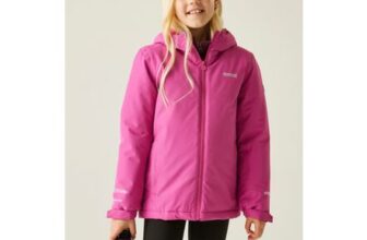 Regatta Berry Kids Hurdle Reflective Waterproof Insulated Jacket 3 – 16yrs