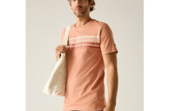 Regatta Rendro Pure Cotton Striped T-Shirt