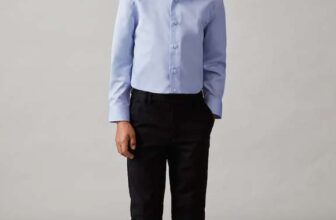Reiss Soft Blue Slim-Fit Cotton Shirt (Ages 313)