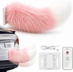 Remote Control Electric Car Tail, Wagging Tail for Car, Adorable Cat Tails
