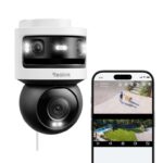 Reolink OMVI 3i WiFi, 10MP8MP Triple-Lens Panoramic PT Security Camera – With Voucher