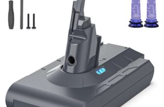 Replacement Battery for Dyson V8 – Morpilot 6500mAh Battery for Dyson V8 SV10 Compatible with V8Animal V8Absolute V8Fluffy Vacuum Cleaners