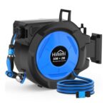 Retractable Hose Reel 30m2m, Wall-Mounted, Auto-Rewind, 10-Pattern Sprayer