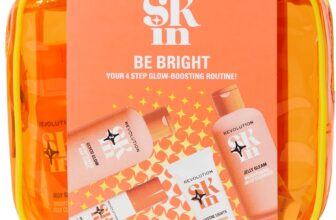 Revolution Skin, Be Bright 4 Step Starter Kit, Brightening Skincare Set Includes Cleanser, Toner, Serum & Moisturiser, Vegan & Cruelty-Free, 4 Products Included
