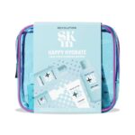 Revolution Skin, Happy Hydrate 4 Step Starter Kit, Hydrating Skincare Set Includes Cleansing Milk, Essence, Serum & Moisturise
