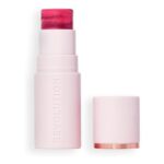 Revolution Skin Silk Marble Blush Stick, Cream-to-Powder, Vegan Berry Flush