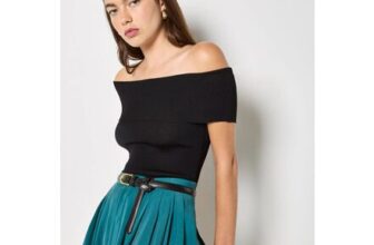 Rib Knit Bardot Top