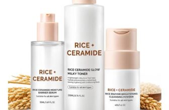 Rice Ceramide Skincare Set Korean Glass Kit