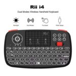 Rii i4 Mini Bluetooth Wireless Keyboard With Touchpad 2.4GHz, Backlit, For Windows & Smart TV Boxes Sold By Rii Official Store – w/Code