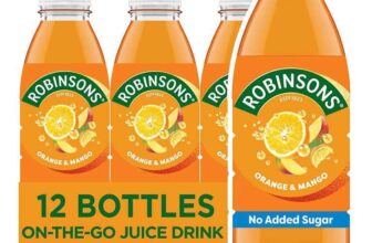 Robinsons RTD Orange & Mango – 500ml Bottle (Pack of 12) – S&S £9.50