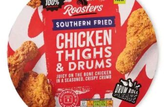 Roosters Southern Fried Chicken Thighs & Drums – 800g