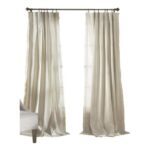 Rosalie Window Curtain Set – Light Filtering, Lace Trim
