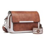 Roulens Womens Crossbody Bags, Vegan Leather, Adjustable Strap