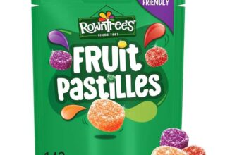 Rowntrees Fruit Pastilles Sweets Sharing Bag 143g (Clubcard Price)