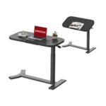 SANODESK Adjustable Overbed Table with Locking Casters