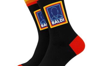 SC Products Baldim Mens Funny Socks, Size 6-12 – Sold by SC Products UK / FBA