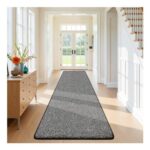 SHACOS Black Hallway Runner Rug, 80 X 300 Cm, Non-Slip