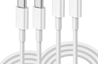 SHUXINER 2 Pack USB C to USB C Cable 1m 60W USB C Charger Cable iPhone Charger Cable Type C Charger Cable Fast Charging for iPhone 15 16 17,Samsung Galaxy S25 S24 Ultra,Google Pixel,iPad