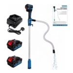 SIGOMAY Cordless Stick Transfer Pump, 2x 4.0Ah Batteries, 2725 L/h