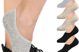 SIMIYA No Show Trainer Socks for Women Non Slip Invisible Socks 6 Pairs Breathable Cotton Low Cut Ankle Sock Liner Footies for Casual Loafers Boat Shoes