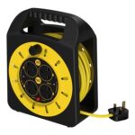 SLx 20m 4-Socket Extension Reel, Heavy-Duty 13A UK Plug