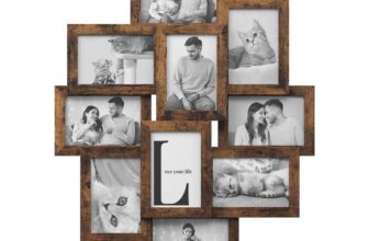 SONGMICS 10 Collage Picture Frames for 4 x 6 Photos, Clear PS Plastic – Sold by SONGMICS HOME UK FBA