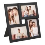 SONGMICS 4-Photo Collage Frames, 4×6 Clear Glass