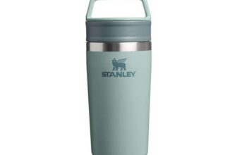 STANLEY 1913 Cafe to-Go Travel Mug 0.35L – Keeps 4 Hours Hot – 5 Hours Cold – Stainless Steel Thermal Mug – Dishwasher Safe