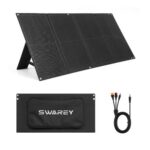 SWAREY 60W Portable Foldable Solar Panel with USB-a and USB-C