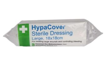 Safety First Aid Group HypaCover Sterile Dressing Bandage Large 18 cm x 18 cm (£4.15 Pack of 5)
