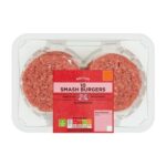 Sainsburys 10 X British Smash Burgers 750g