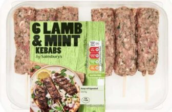 Sainsburys Lamb & Mint Kebabs x6 360g – Nectar Price