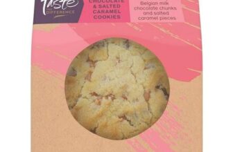 Sainsburys Salted Caramel & Belgian Milk Chocolate Cookies, X4