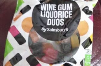Sainsburys Wine Gum Liquorice Duo 200g