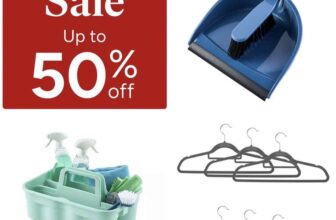 Sale / Free Click & Collect – Brush 74p / Dustpan & Brush Set £1.49 / Cleaning Caddy £2.49 / Cleaning Pack £3.99 & More