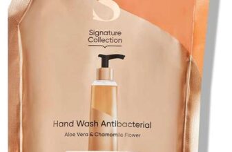 Sanctuary Spa Antibacterial Handwash Refill Pouch, No Mineral Oil, Cruelty Free & Vegan, 500ml, Orange – sold and dispatched by Mr Cosmetics