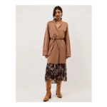Saskia Tie Front Cardigan Camel