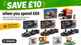 Save £10 When You Spend £69 On Selected Lego Speed Champions, City & Football Highlights Sets – Eg. Lego City Fries Food Truck 60488