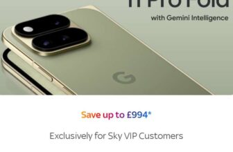 Save up to £994 on the Google Pixel 11 Pro Fold via Sky VIP App