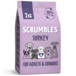 Scrumbles Dry Dog Food Hypoallergenic All Lifestages Turkey 50% 2kg Bag – £8.12 S&S