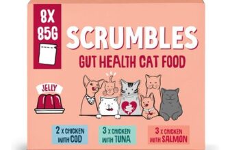 Scrumbles Grain Free Wet Cat Jelly Fish Pouch 8x85g