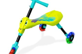 Scuttlebug 8615 Firefly Light Up Trike Ages 1-3 Push Bike 3-Wheel Foldable Ride-On Tricycle